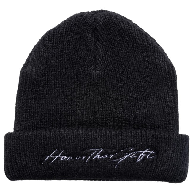 Official Honor The Gift Merch Script Beanie - Black