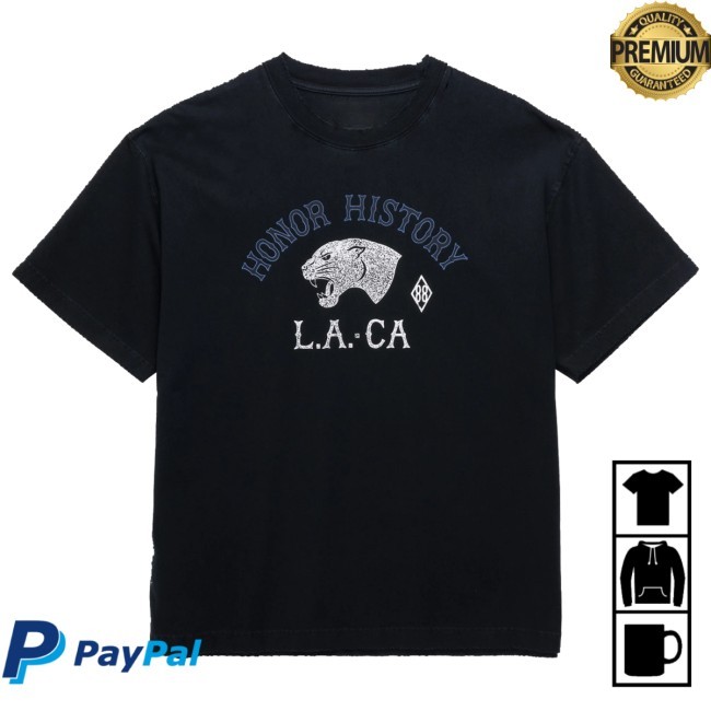 Official Honor The Gift Merch Honor History Tee - Black