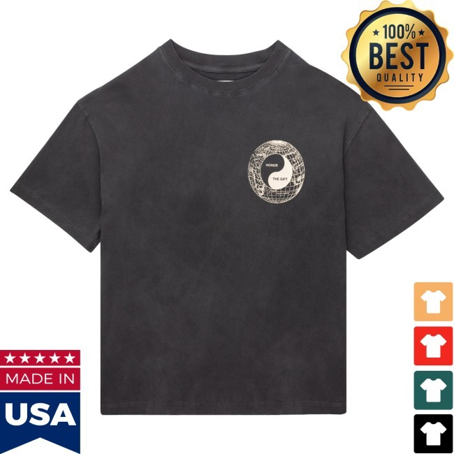 Official Honor The Gift Merch Breathe In Breathe Out Tee - Black